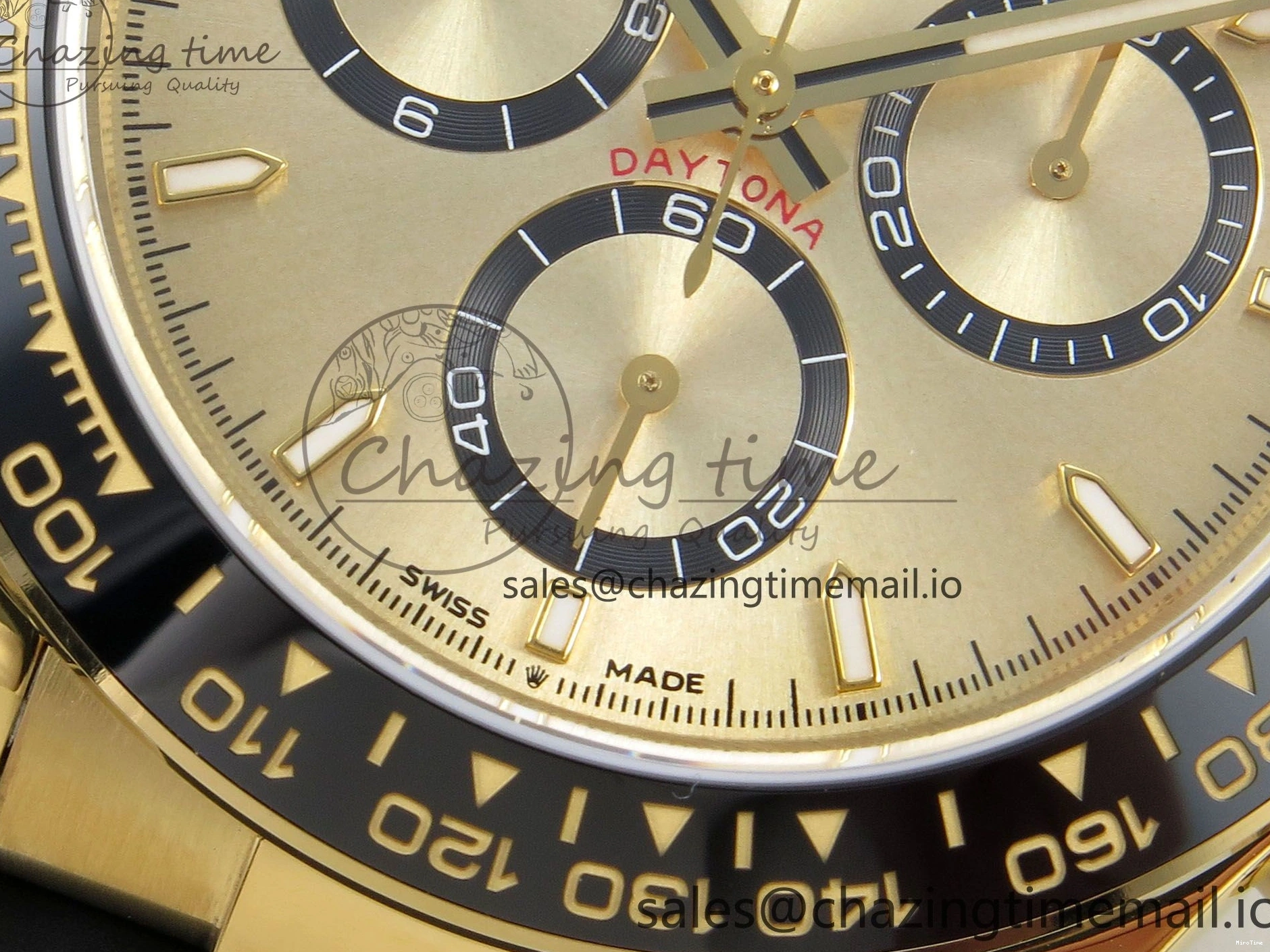 MiroTime 1223 Breathable Daytona 126518 YG Clean 1:1 Best Edition YG Dial on Oysterflex Strap DD 237